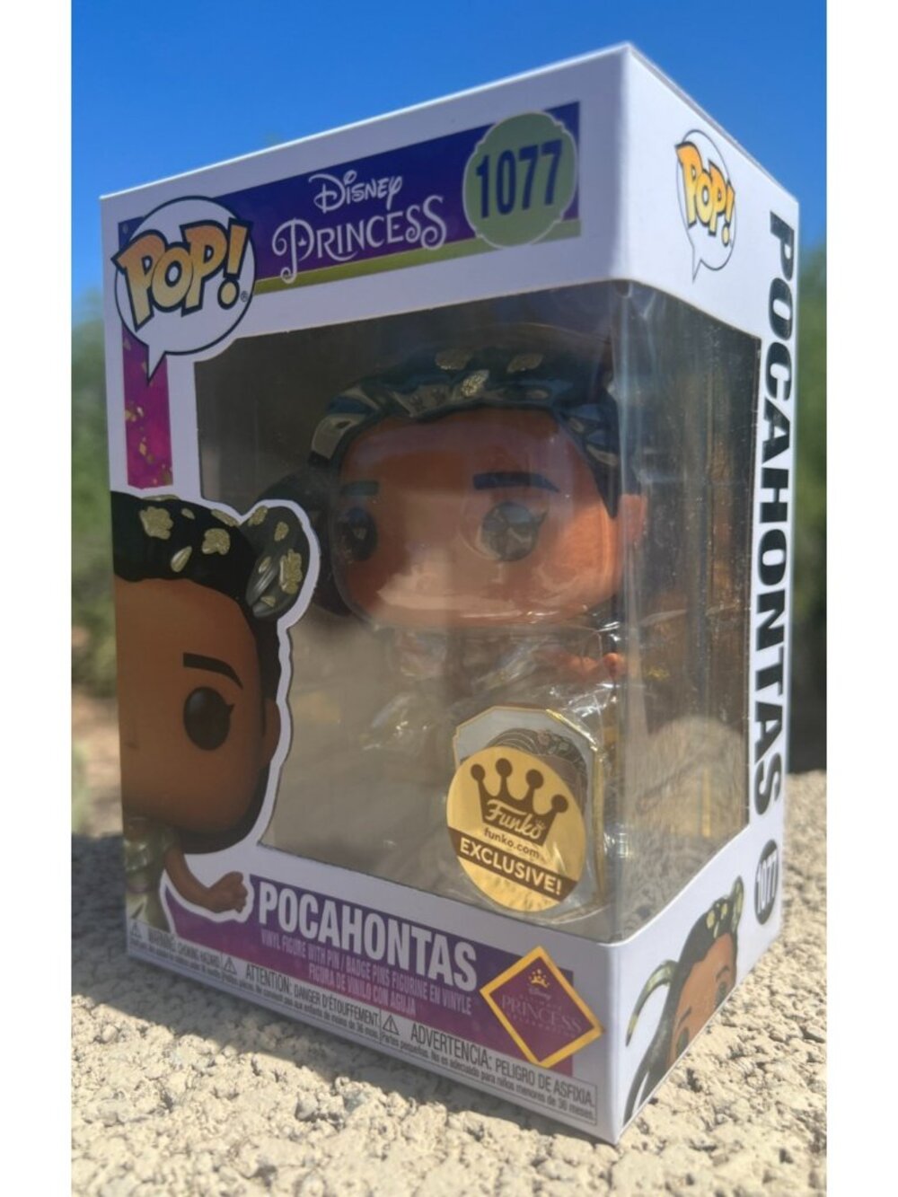Funko Pop Disney Princess-Pocahontas (#1077, NEW, Funko Excl, Ultimate Princess